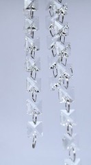GLASS CRYSTAL GARLAND STRANDS 14MM SQUARE/CIRCLE