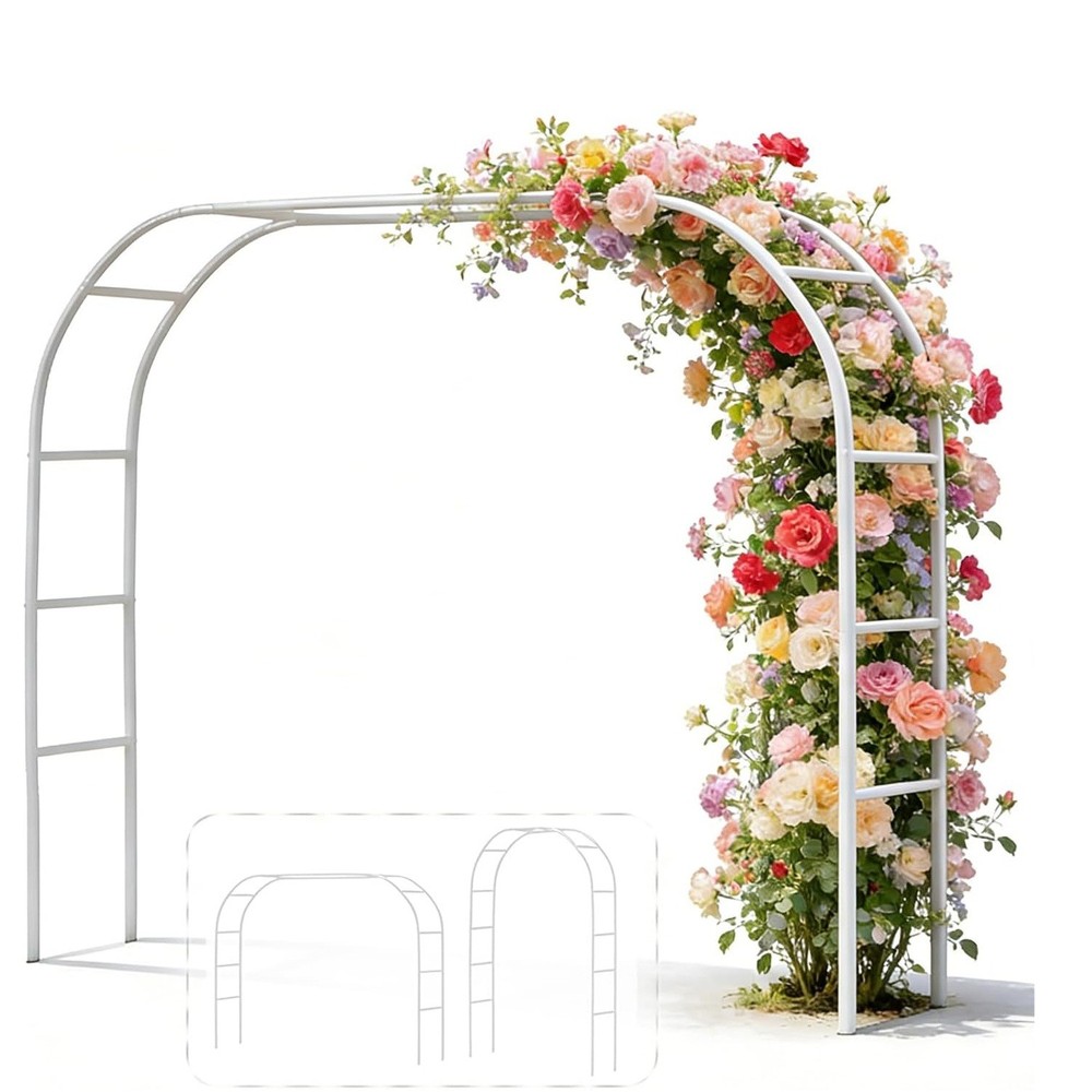 Metal Pergola Arbor Wedding Arch Assemble Freely Garden Arbor Bridal Party Decor
