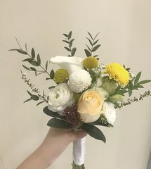 4 PCS Foam Floral Handle Wedding Bouquet Holders DIY Flower Arrangement Kits