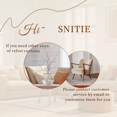 SNITIE Black 108 in Long Velvet Curtains with Back Tab and Rod Pocket | Therm…