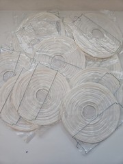 Paper Lanterns White Round 8″ Lot Of 15 For Wedding, Home, Party Decor New