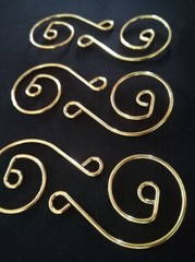 30pcs Gold Hooks Wedding Decorations Connector Christmas Tree Ornament Hangers