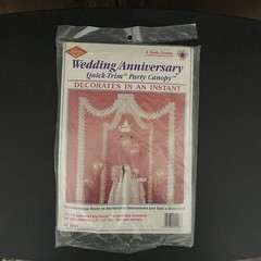 Vintage 1993 Beistle Wedding Party Canopy Amscan Bridal Shower Centerpiece Lot 3