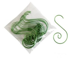 60Pcs 4 Colors 25*50mm Metal Swirl Shaped Connectors Hooks Hanger Crystal Prisms