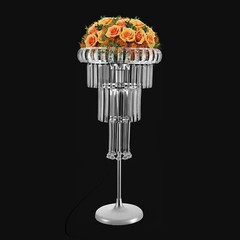 Flower Stand, Wedding Flower Stand with LED, 4 Tier Flower Stand