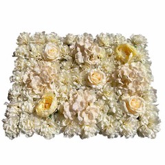 6 Pack Artificial Silk Flower Wall Panels for Wedding & Party Decor