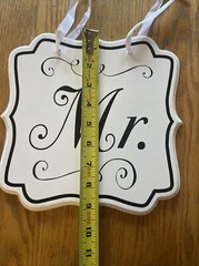 Mr. & Mrs. Wedding Wooden Wall Hanging Sign