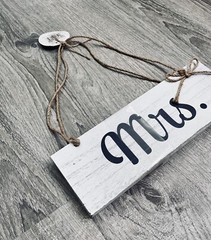 Mr. And Mrs. Rustic Gray White Brown Wood Decor Wedding Reception Bridal Shower