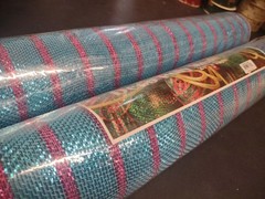 2 Rolls Deco Mesh, 21″ Craig Bachman Quality, 30′ Turquoise & Hot Pink Metallic