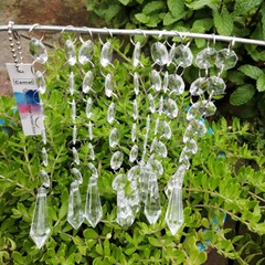 30pcs Long Cone Pendant Acrylic Bead String Garland Chandelier Curtain Party DIY