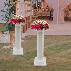 2Pcs Wedding Roman Column 88cm Party Event Decoration Column Flower Column Stand