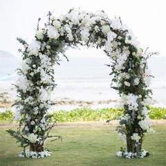 Dreamy Wedding Arch Solid Metal Frame Huge Garden Bridal Party Decoration Arbor