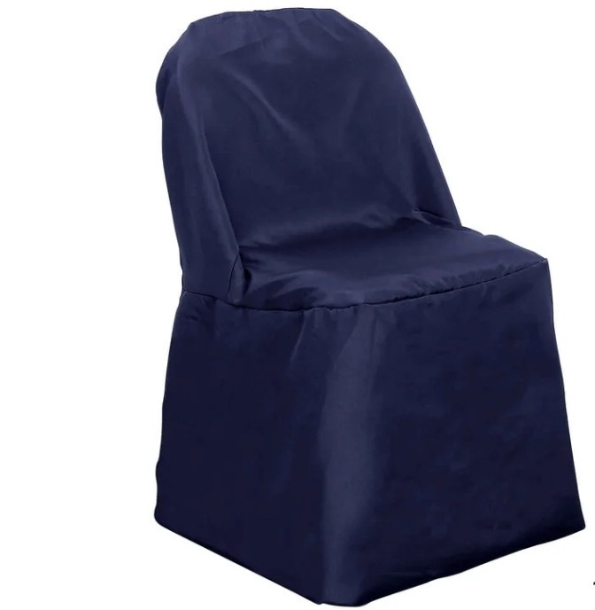 Chair Decoration Cover – Blue, 12 Pull Over Covers
