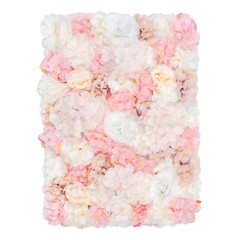 Flower Wall Panel Artificial Flower Wall Backdrop Flower Decoration 12 Pcs