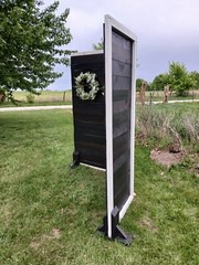 New Rustic Farmhouse Wood 3 Panel Backdrop Decor Display Wall- Weddings, Events