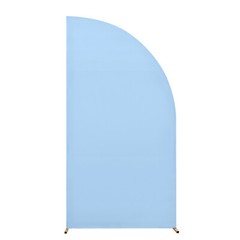 Backdrop Stand Set,Half Moon Shape Elastic Scalability Arch Backdrop Stand Cover