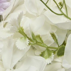 3D Flower Wall Panel-12pcs Artificial Flower Wall Background Rose Wedding Wall