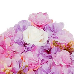 12pcs Artificial Silk Rose Flowers 3D Backdrop Wall for Wedding Party Decoration