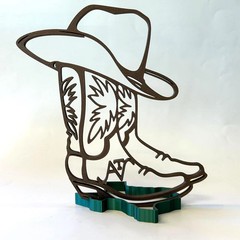 Happy Birthday, Happy 60th, 50th, 40th, 30th, Birthday Cowboy Centerpiece