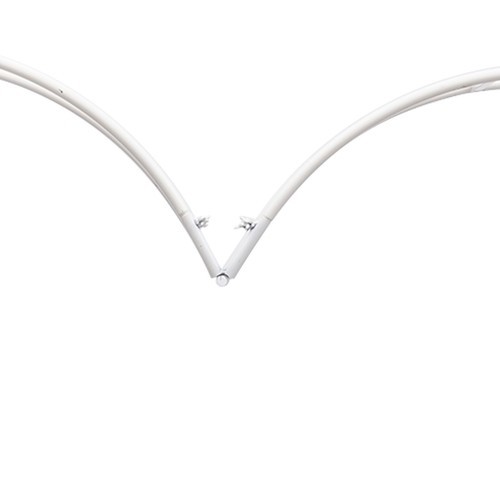 Metal Heart Shaped Wedding Arch Backdrop Stand White for Wedding Ceremony Decor