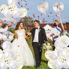 Just Married Decorations Wedding Decor Kit, Mr & Mrs Decorations Wedding Balloons Just…