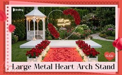 Proposal Decorations Kit Will You Marry Me LED Neon Light Metal Heart Stand Carp