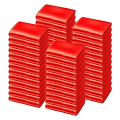 7x108inch Red Satin Chair Sashes, 100PCS Ribbon Ties for Events & Party Decor