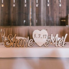 Personalised Wedding Bridal Table Decoration Sign