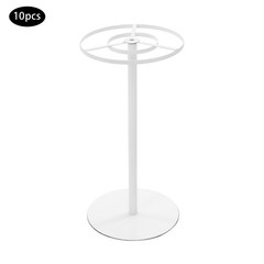 10*White Wedding Flower Stands Iron 40cm Wedding Table Centerpieces Flower Stand