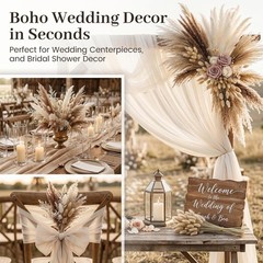 450PCS Natural Dried Ppas Decor – Dried Flower Filler for
