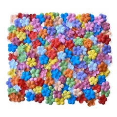 200 Pcs Handmade Mulberry Paper Stephania Venosa Flowers Petals 15×15 mm Scra…