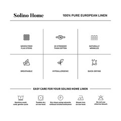 60×102 Inch 100% Pure Linen Tablecloth, White, Machine Washable