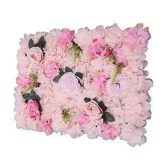 12pcs Artificial Flower Wall Panels Wedding Backdrop 60x40CM (each) Pink