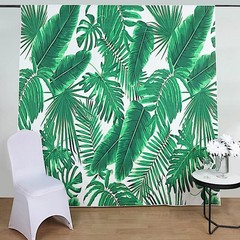 8 ft Printed Vinyl PHOTO BACKDROP Tropical Leaves Party BANNER Events