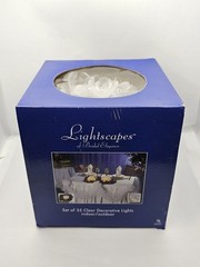 Lightscapes Of Bridal Elegance Set Of 35 Clear Flower Decorative Lights