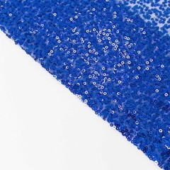 2 ROYAL BLUE 8ft x 2ft Sequined Backdrop Curtain with Rod Pockets Wedding