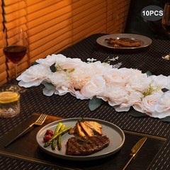 10Pcs Table Reception Decor Artificial Centerpiece Kitchen Living Room Decor