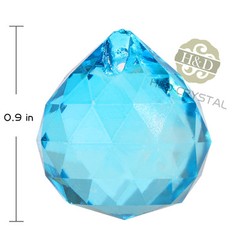 20MM Crystal Glass Lamp Ball Prisms Chandelier Wedding Decor Suncatcher Pendants
