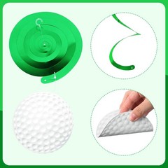 54Pcs Golf Hanging Swirls Party Decorations Golf Theme Birthday Party Decorat…