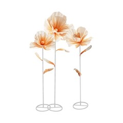 3pc Artificial Flowers Giant Artificial Flower Decoration for Wedding Background