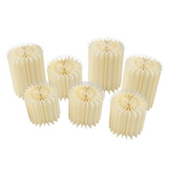 7pcs Foldable Paper Cake Display Stand Cylinder Flowers Stand Decorative Column