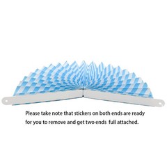 Hanging Paper Fans Party Set, Round Pattern Paper Garlands Decoration for Bir…