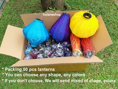 Set of 20 pcs Vietnam bamboo silk lanterns 40 cm for wedding party decoration