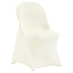 VEVOR IVORY 30PCS Stretch Spandex Folding Chair Covers-Wedding Dining pd 41z