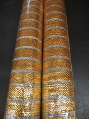 2 Rolls Deco Mesh 21″ Genuine Craig Bachman 30Ft Metallic Gold & Silver Foil