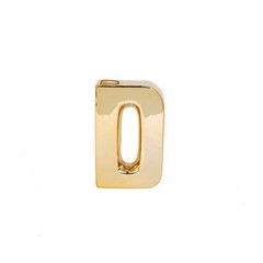 GOLD 6″ Ceramic D Symbol Flower VASE Table Centerpiece Party Events Decorations