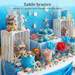 150PCS Eye-Catching Mixed Acrylic Fake Gems – Perfect for Underwater Displays