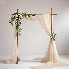 Ceiling Drapes 4 Panels Wedding Arch Draping Fabric 20FT Chiffon Party Decor