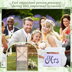 Reserved Wedding Chair Sign Banner Loving Memory Signs for Wedding with Love fro
