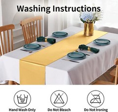 5pcs 10 pcs Satin 12×108″ Table Runner Wedding Party Reception Catering Decor